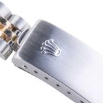 Rolex Lady-Datejust 69173 (1991) - Blue dial 26 mm Gold/Steel case (7/8)