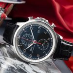 IWC Portuguese Yacht Club Chronograph IW390204 (Onbekend (willekeurig serienummer)) - Zwart wijzerplaat 45mm Staal (2/8)