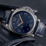 Panerai Luminor Due PAM00729 (Unknown (random serial)) - Blue dial 45 mm Titanium case (2/8)
