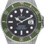 Rolex Submariner Date 16610LV (2004) - Black dial 40 mm Steel case (1/8)