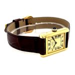 Cartier Tank Vermeil Cartier Tank Vermeil SM (Unknown (random serial)) - Yellow dial 28 mm Silver case (3/8)