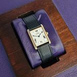 Cartier Tank 1615 (Unknown (random serial)) - White dial 23 mm Silver case (1/4)