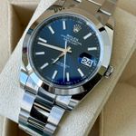 Rolex Datejust 41 126300 (2024) - Blue dial 41 mm Steel case (3/7)