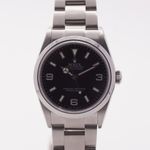 Rolex Explorer 114270 (2002) - Zwart wijzerplaat 36mm Staal (4/8)