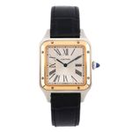 Cartier Santos Dumont W2SA0011 (2019) - Zilver wijzerplaat 44mm Staal (1/5)