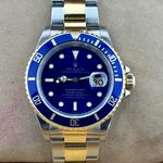 Rolex Submariner Date 16613 (1998) - Blue dial 40 mm Gold/Steel case (1/7)