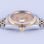 Rolex Datejust 36 16233 (1991) - Champagne dial 36 mm Gold/Steel case (6/7)