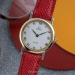 Omega De Ville 596.2379 (Unknown (random serial)) - Gold dial 25 mm Gold/Steel case (1/8)