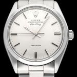 Rolex Air-King 5500 (1978) - Silver dial 34 mm Steel case (1/7)