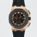 Audemars Piguet Royal Oak Offshore Chronograph 26401RO.OO.A002CA.02 (2020) - Zwart wijzerplaat 44mm Roségoud (1/7)