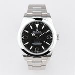 Rolex Explorer 214270 (2011) - Black dial 39 mm Steel case (1/8)