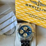 Breitling Chronomat B13050.1 (1994) - Blue dial 39 mm Steel case (7/7)
