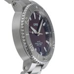 Oris Aquis Date 01 733 7766 4158-07 8 22 05PEB (Onbekend (willekeurig serienummer)) - Rood wijzerplaat 42mm Staal (7/8)