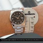 Rolex Oyster Perpetual Date 115234 (2008) - Black dial 34 mm Steel case (2/8)