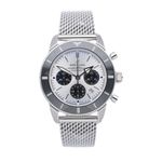 Breitling Superocean Heritage II Chronograph AB0162121G1A1 (2024) - Silver dial 44 mm Steel case (1/7)