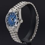 Rolex Lady-Datejust 69179 (1987) - Blue dial 26 mm White Gold case (4/8)