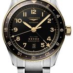 Longines Spirit L3.812.5.53.6 (2025) - Zwart wijzerplaat 42mm Staal (1/1)