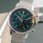 Breitling Top Time AB01762A1L1A1 (Onbekend (willekeurig serienummer)) - Groen wijzerplaat 41mm Staal (1/8)