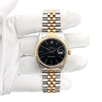 Rolex Datejust 36 16013 (Unknown (random serial)) - Black dial 36 mm Gold/Steel case (3/6)