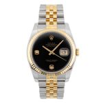 Rolex Datejust 36 116233 (2003) - Black dial 36 mm Gold/Steel case (1/7)