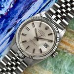 Rolex Datejust 1601 (1973) - Zilver wijzerplaat 36mm Staal (3/8)