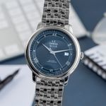 Omega De Ville Prestige 424.10.40.20.03.002 (2007) - Blauw wijzerplaat 40mm Staal (3/8)