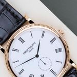 Patek Philippe Calatrava 5119R-001 (2017) - Wit wijzerplaat 36mm Roségoud (3/8)