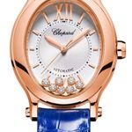 Chopard Happy Sport 275362-5001 (2026) - Zilver wijzerplaat 31mm Roségoud (1/1)