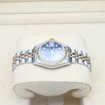 Rolex Lady-Datejust 69173 (1994) - Blauw wijzerplaat 26mm Goud/Staal (3/7)
