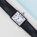 Cartier Tank WSTA0041 (2023) - Wit wijzerplaat 34mm Staal (1/8)