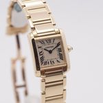Cartier Tank Française 1820 (1996) - White dial 20 mm Yellow Gold case (4/8)