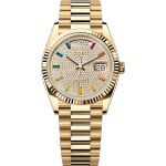 Rolex Day-Date 36 128238 (2025) - Diamant wijzerplaat 36mm Geelgoud (1/1)