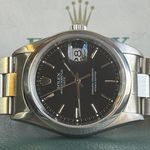 Rolex Oyster Perpetual Date 15200 (2004) - Black dial 34 mm Steel case (1/6)
