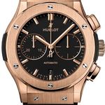 Hublot Classic Fusion Chronograph 521.OX.1181.RX (2025) - Black dial 45 mm Rose Gold case (1/1)