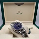 Rolex Datejust 36 126234 (2024) - Purple dial 36 mm Steel case (5/6)