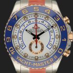 Rolex Yacht-Master II 116681 (2013) - White dial 44 mm Gold/Steel case (2/8)