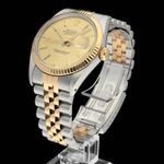 Rolex Datejust 36 16013 (1988) - Gold dial 36 mm Gold/Steel case (5/7)