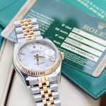 Rolex Datejust 36 116233 (Onbekend (willekeurig serienummer)) - Wit wijzerplaat 36mm Goud/Staal (2/8)