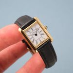 Chopard Tank 5054 (1985) - White dial 20 mm Yellow Gold case (8/8)