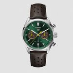 TAG Heuer Carrera CBN201K.FC6569 (2025) - Green dial 42 mm Steel case (1/5)