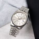 Rolex Datejust 36 16014 (1985) - Zilver wijzerplaat 36mm Staal (1/8)