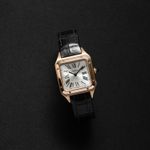 Cartier Santos Dumont WGSA0022 (2020) - Silver dial 28 mm Rose Gold case (2/5)