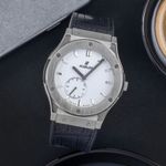Hublot Classic Fusion Ultra-Thin 515.NX.2210.LR (2023) - White dial 45 mm Titanium case (1/8)