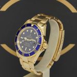 Rolex Submariner Date 16618 (2001) - Purple dial 40 mm Yellow Gold case (3/6)