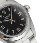 Rolex Oyster Perpetual 76080 (2006) - Black dial 26 mm Steel case (1/8)