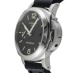 Panerai Luminor 1950 3 Days GMT Automatic PAM00535 (Onbekend (willekeurig serienummer)) - Zwart wijzerplaat 42mm Staal (5/8)