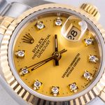 Rolex Lady-Datejust 69173 (1993) - Champagne dial 26 mm Gold/Steel case (2/8)