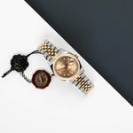 Rolex Datejust 36 116233 (2009) - Champagne dial 36 mm Gold/Steel case (2/8)
