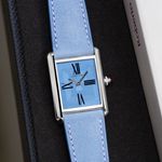 Cartier Tank Louis Cartier WGTA0121 (2023) - Blauw wijzerplaat 33mm Platina (3/3)