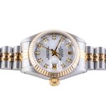 Rolex Lady-Datejust 69173 (1987) - Silver dial 26 mm Gold/Steel case (6/8)